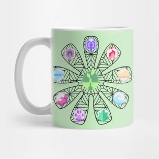 G.A.I.A. Flower Symbols Mug